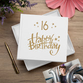16th Birthday White Photo Album Gift For Him Or Her 50 x 6x4 Photos